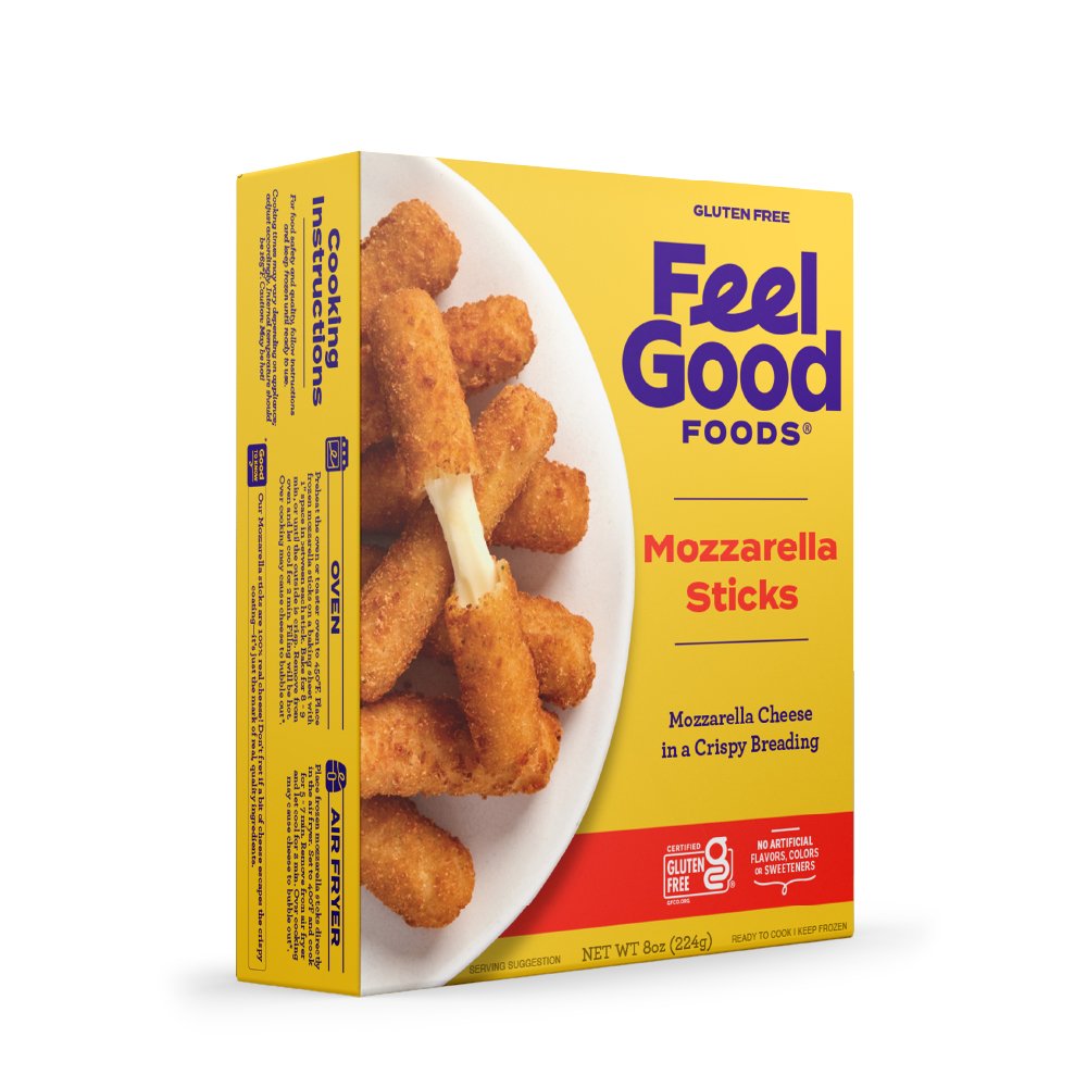 Feel Good Foods Gluten Free Mozzarella Sticks (CGF)