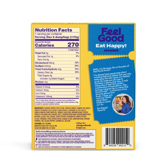 Feel Good Foods Gluten Free Chicken Soup Dumplings (CGF)