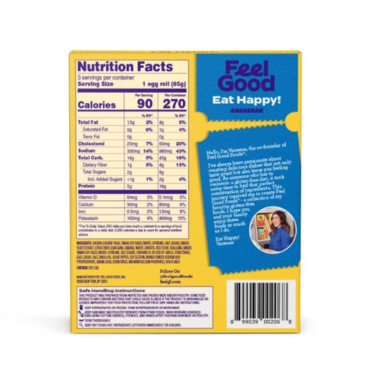 Feel Good Foods Gluten Free Chicken Egg Rolls (CGF)
