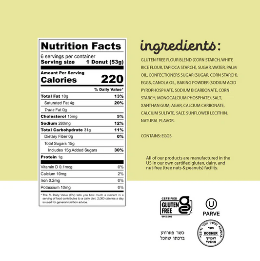 Katz Gluten Free Glazed Donuts (CGF)