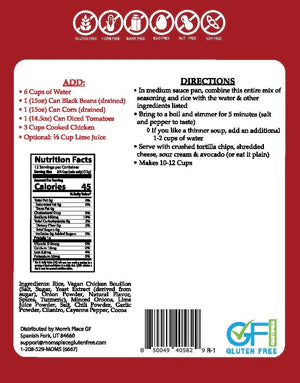 Mom's Place Gluten-Free Chicken Tortilla Soup Mix (CGF)