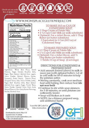Mom's Place Gluten-Free Cream of Potato Soup Mix (CGF)