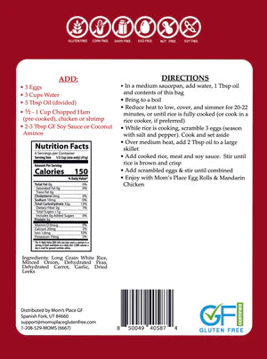 Mom's Place Gluten-Free Fried Rice Mix (CGF)