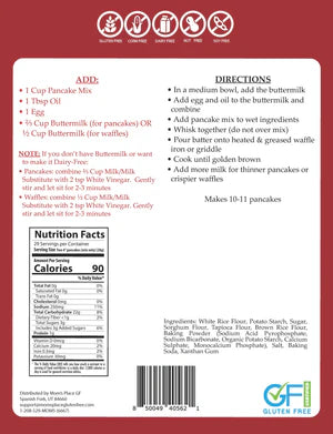 Mom's Place Gluten-Free Buttermilk Pancake & Waffle Mix (CGF)