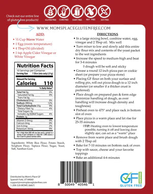 Mom's Place Gluten-Free Classic Pizza Dough Mix (CGF)