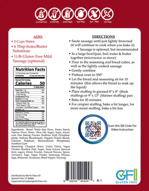 Mom's Place Gluten-Free Sensational Stuffing Mix (CGF)