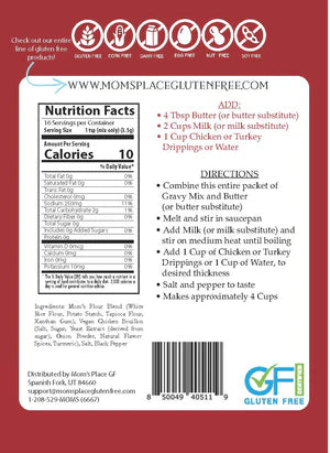 Mom's Place Gluten-Free Chicken or Turkey Gravy Mix (CGF)