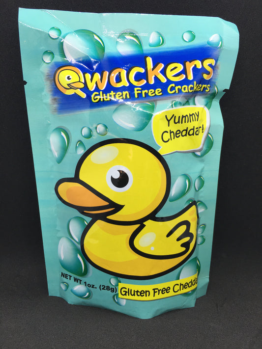 Qwackers Gluten Free Cheddar Cheese Cracker Six Pach