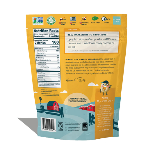Seven Sundays Gluten Free Oat Simply Honey Protein Cereal