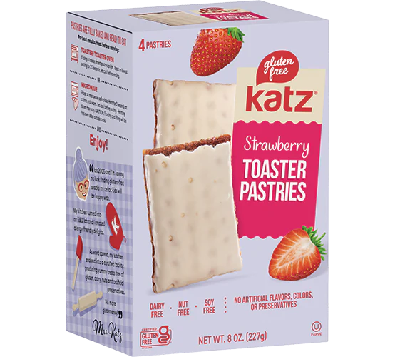 Katz Gluten Free Strawberry Toaster Pastries (CGF)