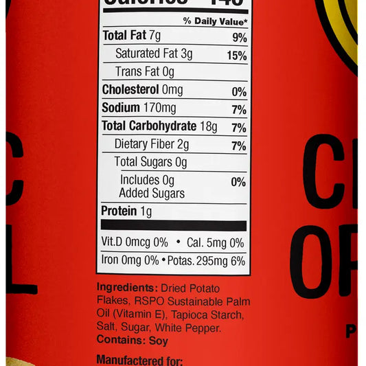 The Good Crisp Company Classic Original Chips - 5.6oz Can (CGF)