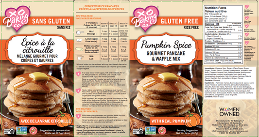 XO Baking Company Pumpkin Spice Gourmet Pancake & Waffle Mix (CGF)