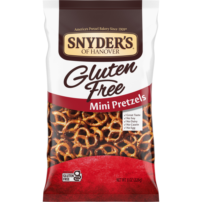 Snyder's of Hanover Gluten Free Mini Pretzels (CGF)