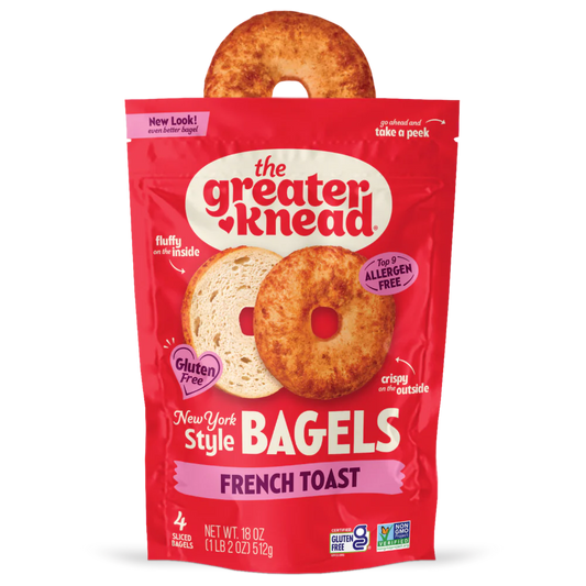 The Greater Knead Gluten Free NY Style French Toast Bagels (CGF)