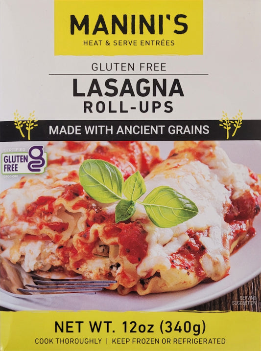 Manini's Gluten Free Heat & Serve GF Lasagna Roll-Ups (CGF)