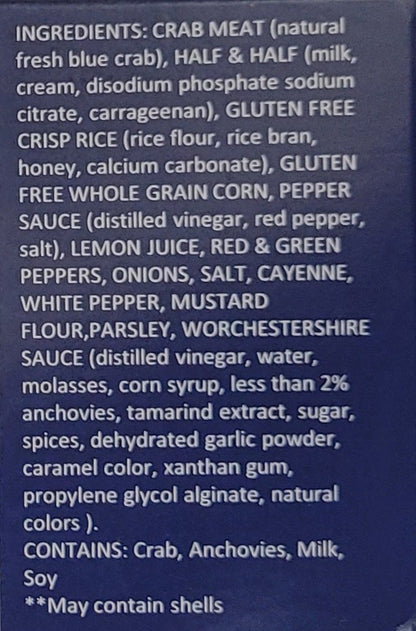 Star of the Sea Gluten Free Crabcakes (CGF)