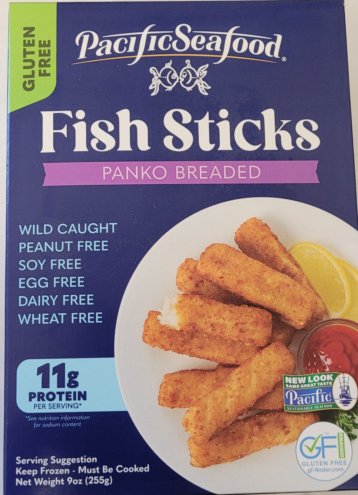 Pacific Seafood Gluten Free Panko Breaded Fish Sticks