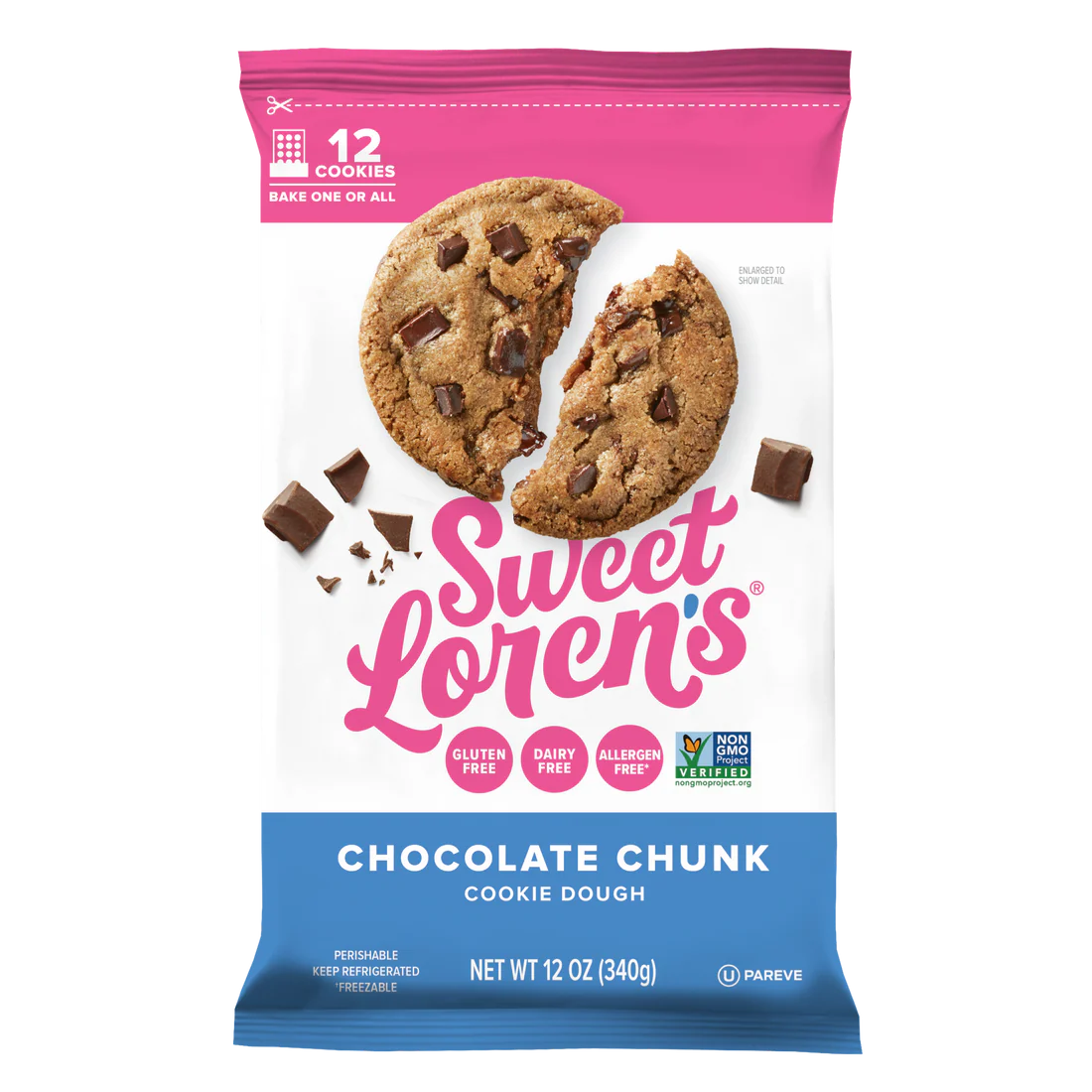 Sweet Loren's Gluten Free Chocolate Chunk Cookie Dough