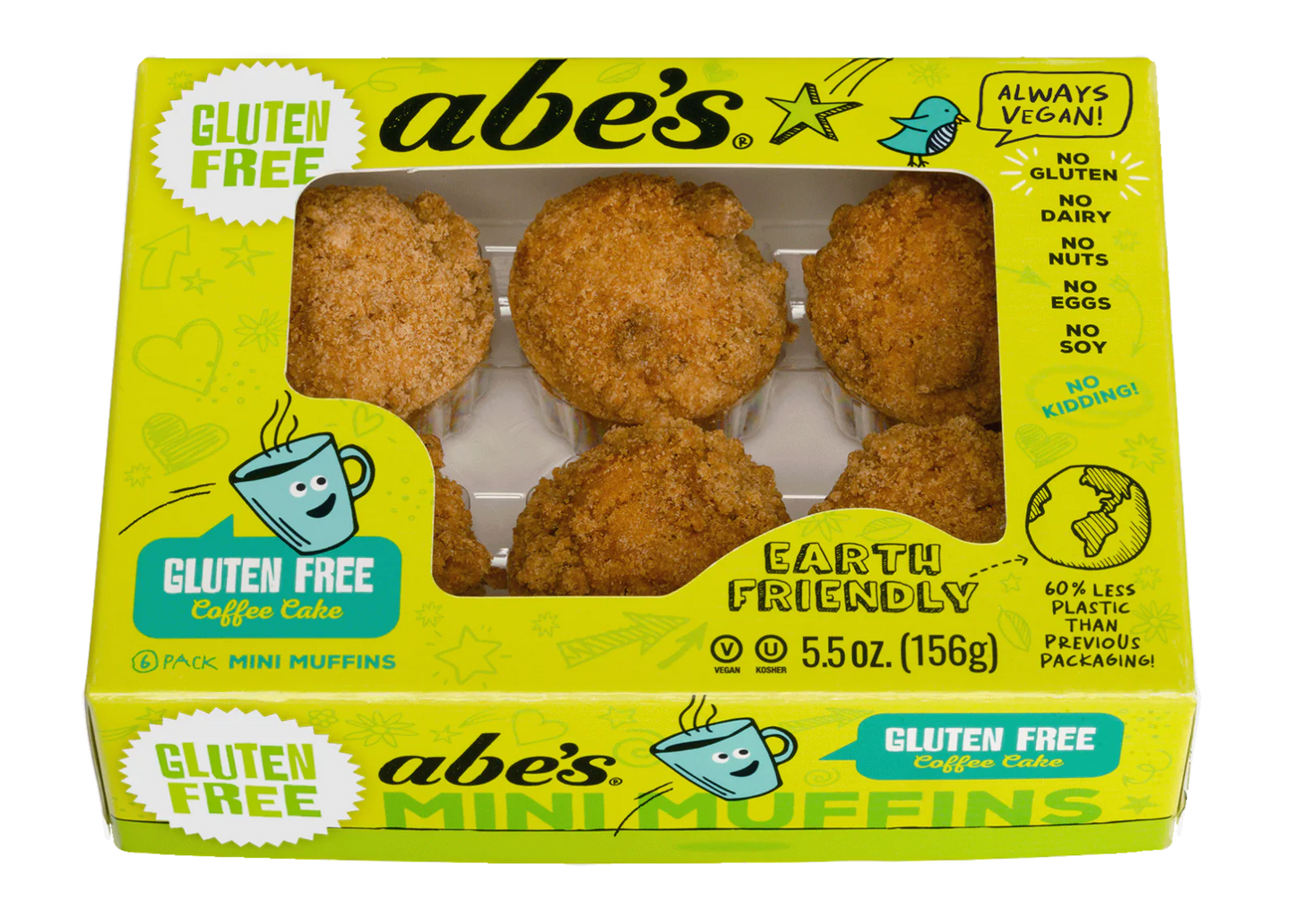 Abe's Gluten Free Coffee Cake Mini Muffins