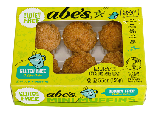 Abe's Gluten Free Coffee Cake Mini Muffins