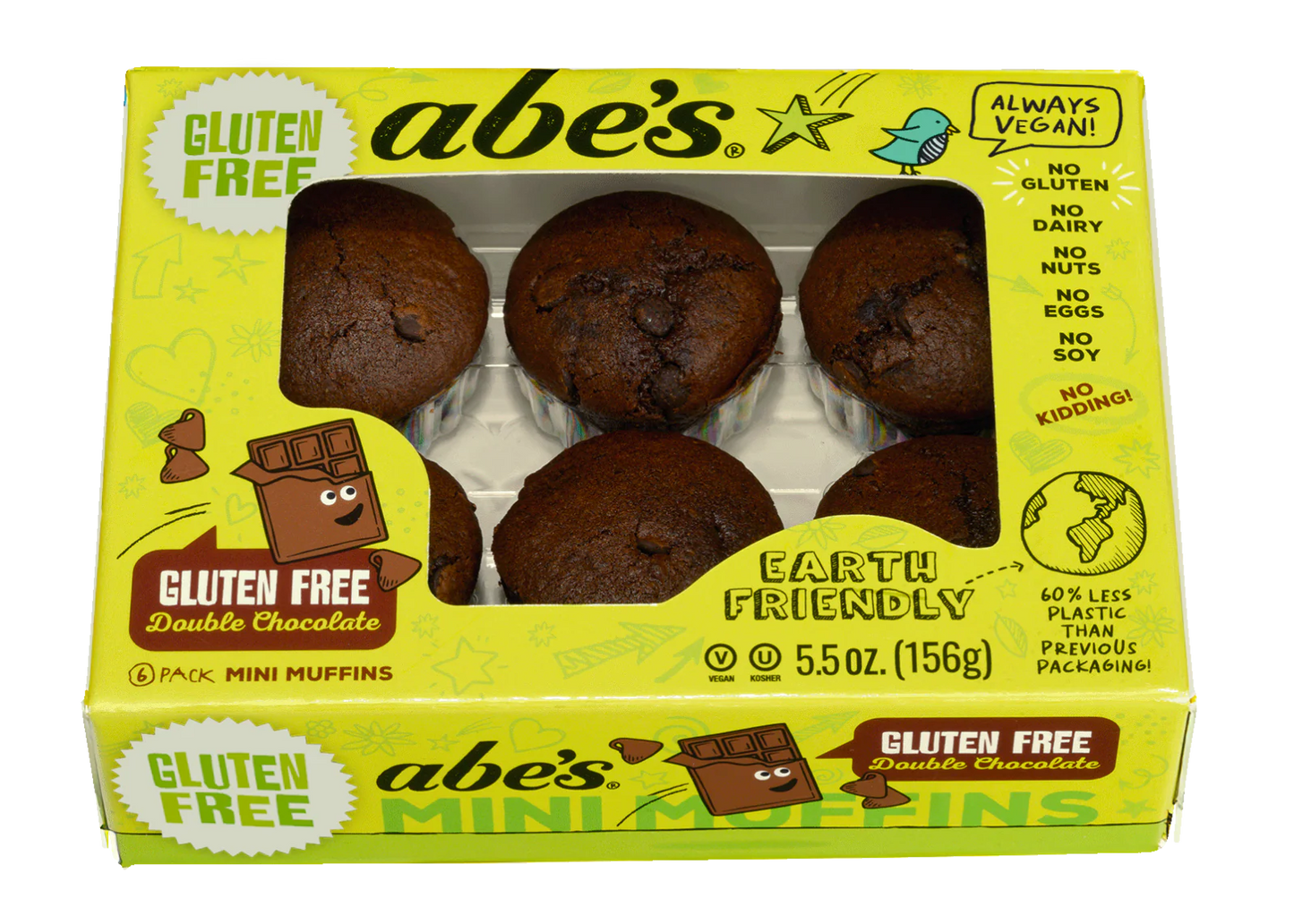 Abe's Gluten Free Double Chocolate Mini Muffins