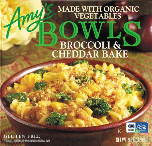 Amy's Gluten Free Frozen Broccoli and Cheddar Bake Bowl