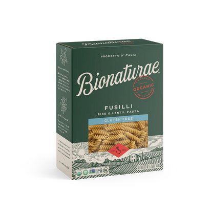 Bionaturae Organic Gluten Free Rice & Lentil Fusilli