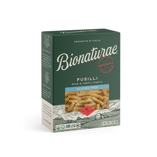 Bionaturae Organic Gluten Free Rice & Lentil Fusilli