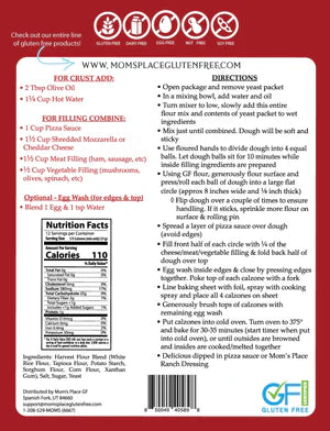 Mom's Place Gluten-Free Italian Calzone & Pizza Pocket Mix (CGF)