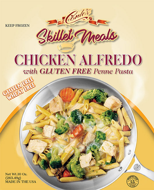 Conte's Gluten Free Chicken Alfredo Skillet Meal
