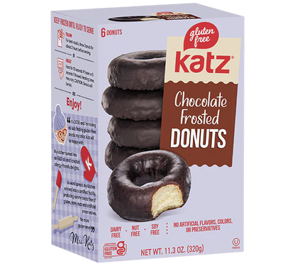Katz Gluten Free Chocolate Frosted Donuts (CGF)