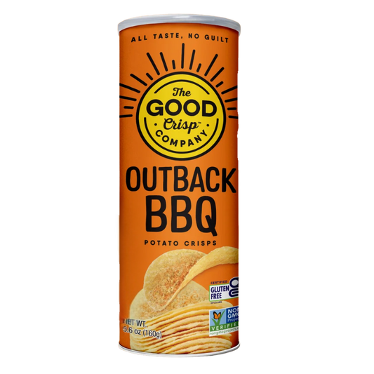 The Good Crisp Company Outback BBQ Chips - 5.6oz Can (CGF)