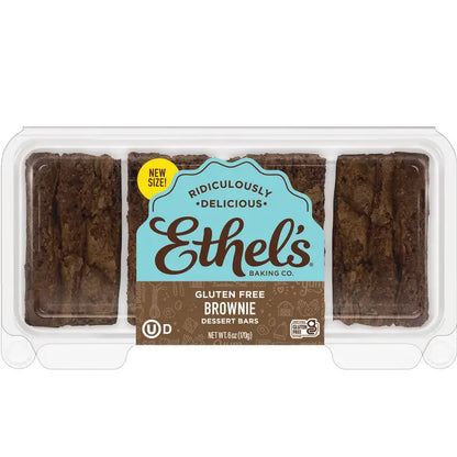 Ethel's Brownie 4ct/6oz Dessert Bar Trays (CGF)