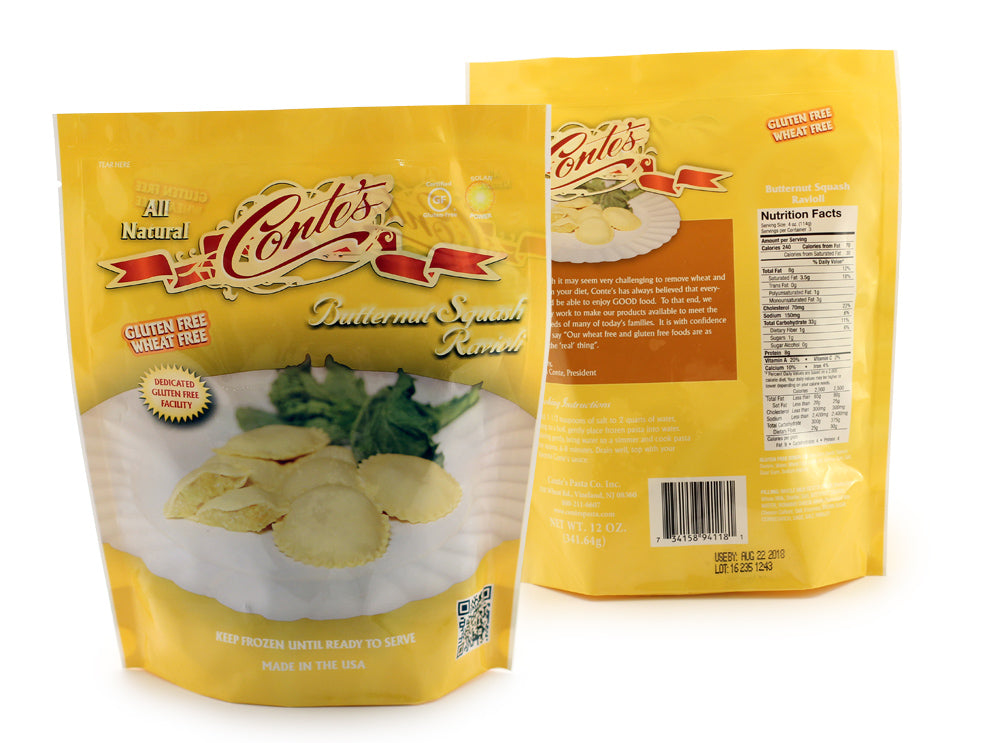 Conte's Gluten Free Butternut Squash Ravioli