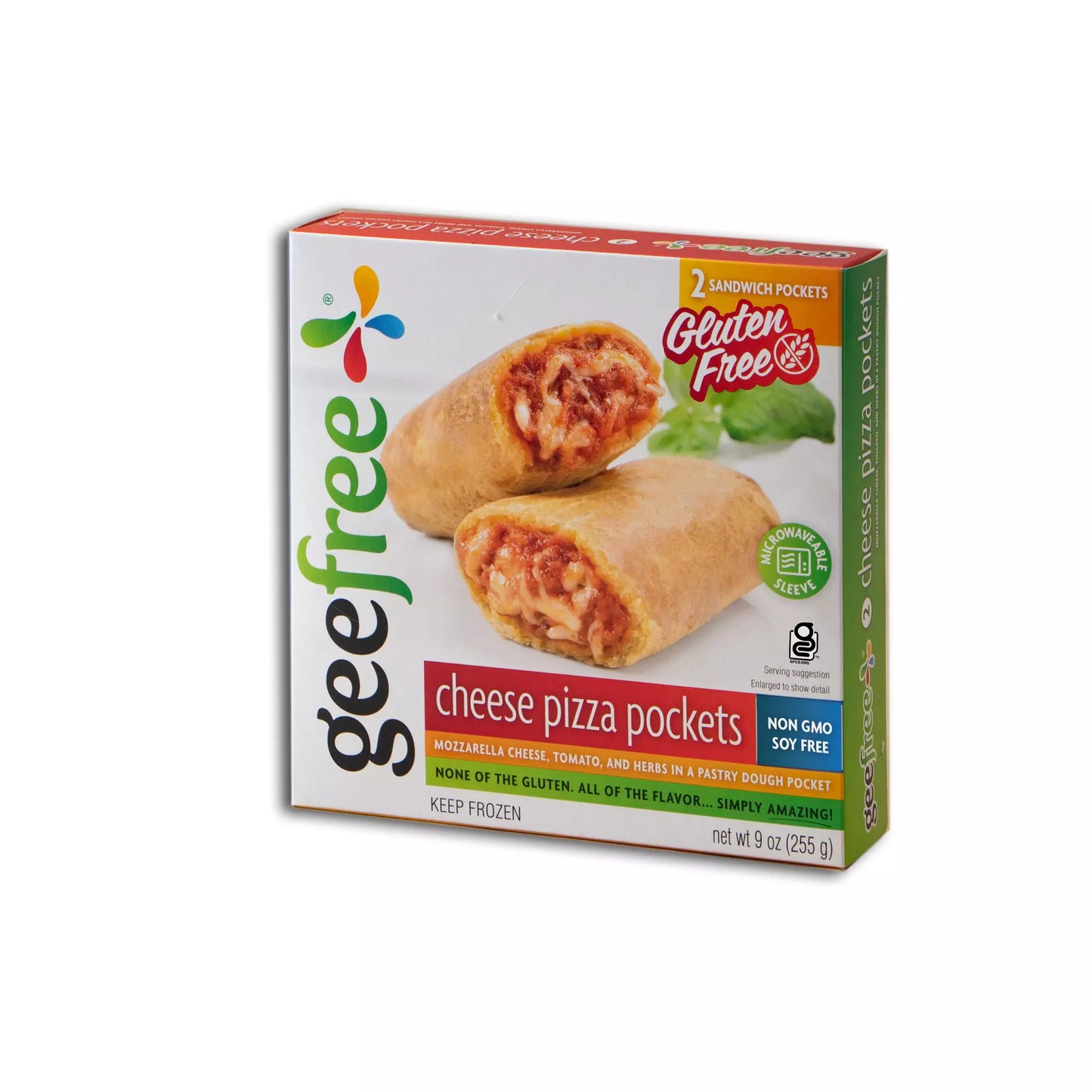 Geefree Gluten Free Cheese Pizza Pockets (CGF)