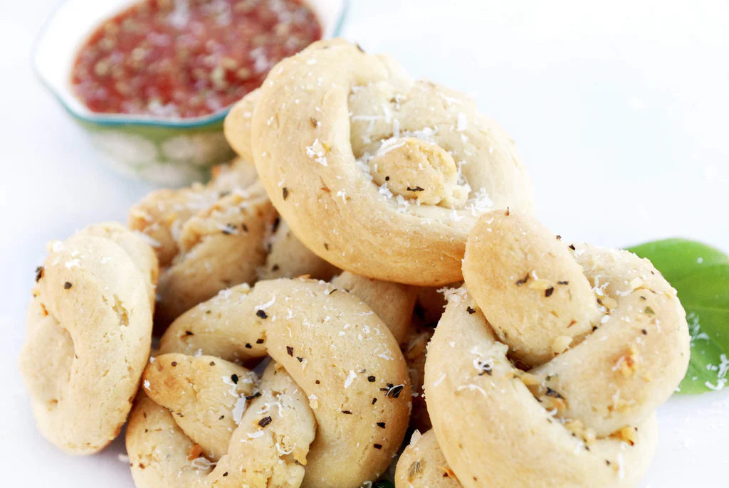 Mom's Place Gluten-Free Garlic Knots Mix with Garlic Butter Sauce (CGF)