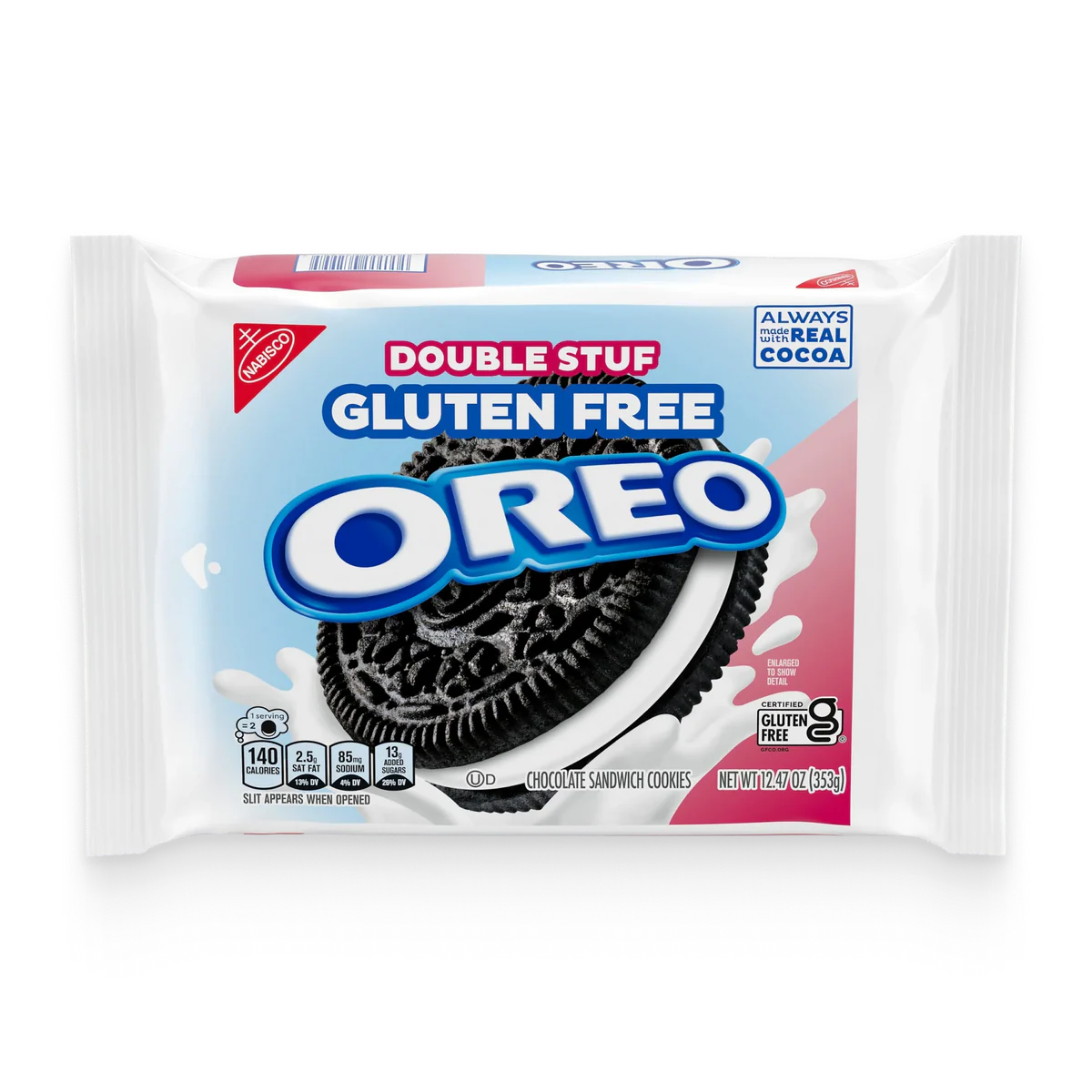 OREO Double Stuf Gluten Free Chocolate Sandwich Cookies (CGF)