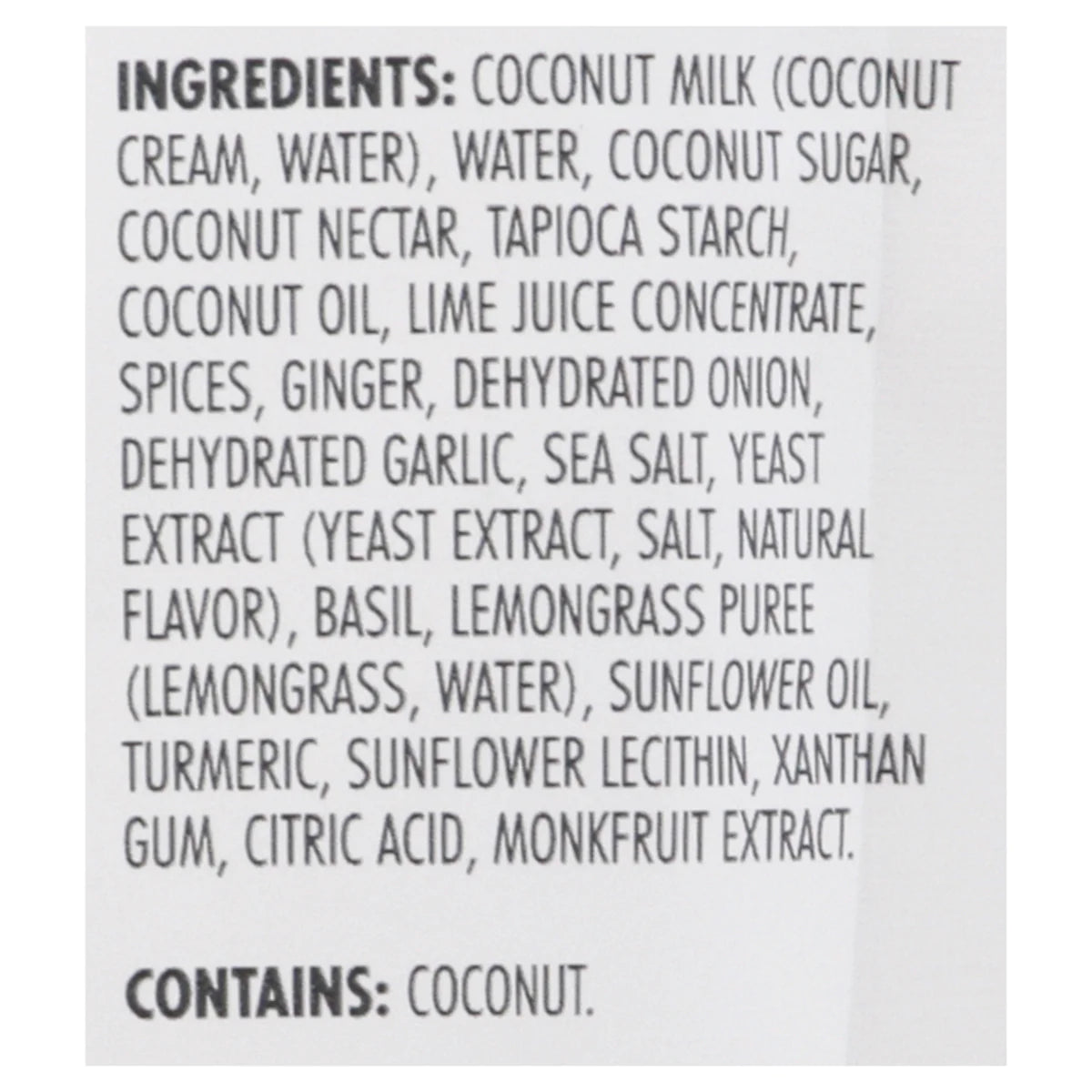 Kevin's Natural Foods Gluten Free Spicy Thai Coconut Sauce (CGF)