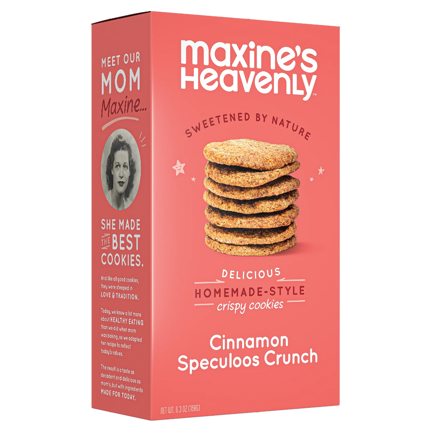 Maxine's Heavenly Crispy Cinnamon Crunch Cookies - 6.3 oz Box (CGF)