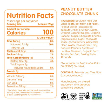 Maxine's Heavenly Soft Baked Peanut Butter Chocolate Chunk Cookies - 7.2oz Box (CGF)