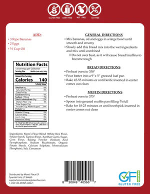 Mom's Place Gluten-Free Banana Bread or Muffin Mix (CGF)