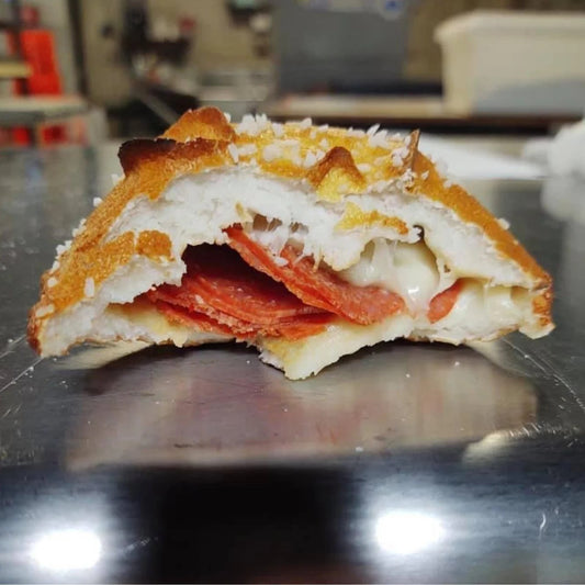 Gluten Free "The Original" Pretzoli (Pepperoni and Mozz. Filled Pretzel) with Salt- 2 per pack