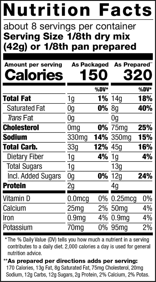 Pamela's Cornbread & Muffin Mix, 12 oz (CGF)