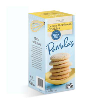 Pamela's Lemon Shortbread Cookies (CGF)