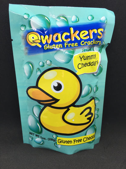 Qwackers Gluten Free Cheddar Cheese Cracker Six Pach