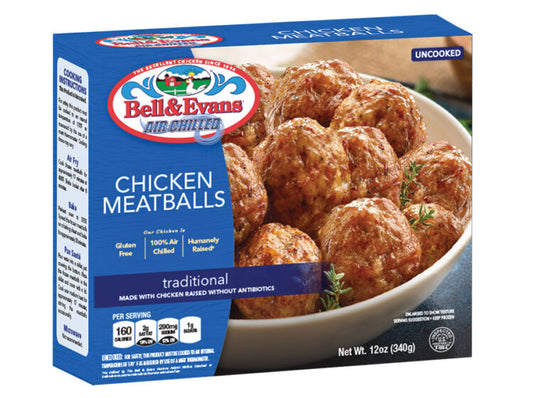 Bell & Evans Gluten Free Traditional Chicken Meatballs