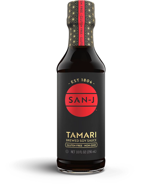 San-J Gluten Free Tamari Brewed Soy Sauce - Black