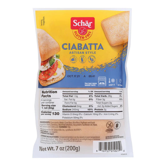 Schar Gluten Free Ciabatta Rolls (CGF)
