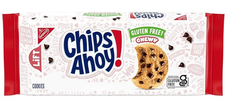 CHIPS AHOY! Chewy Gluten Free Fudgy Chocolate Chip Cookies (CGF)