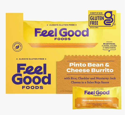 Feel Good Foods Gluten Free Pinto Bean and Cheese Burrito (CGF)